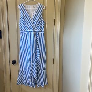 Light Blue and white J. Crew Women’s dress size 12